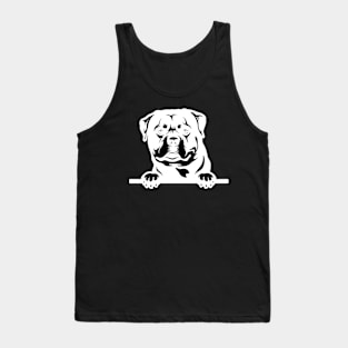 Rottweiler Sees His Owner Tank Top